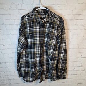 Carhartt Men's Checkered Button Up Shirt Flannel, Size XL